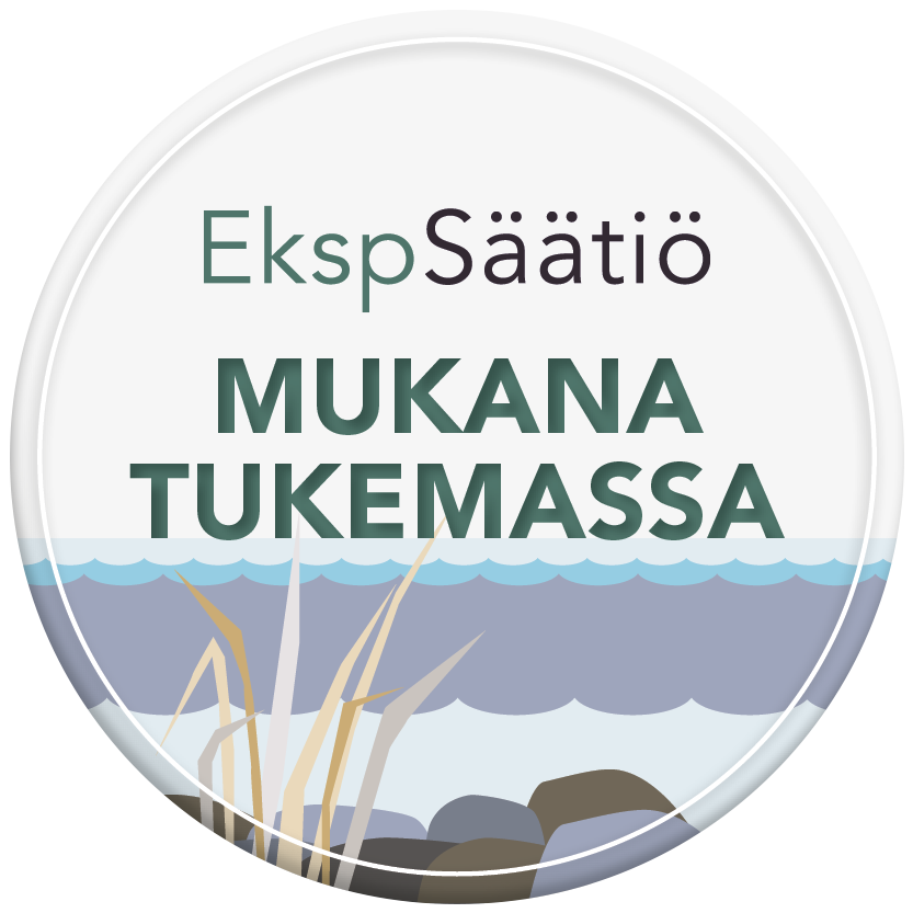 EkspSäätiö mukana tukemassa -logo